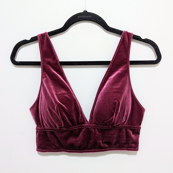 Velvet Bralette - Picture 1 of 7